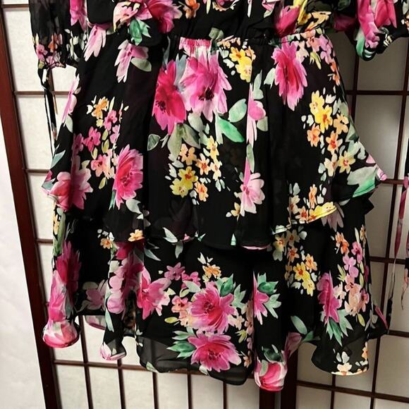 YUMI KIM HAILEY DRESS PARADISE VILLA BLACK SIZE S - Picture 4 of 11